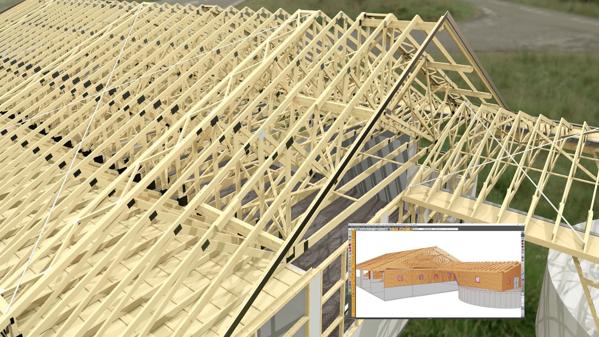 Landwirtschaftliche und industrielle Hallen