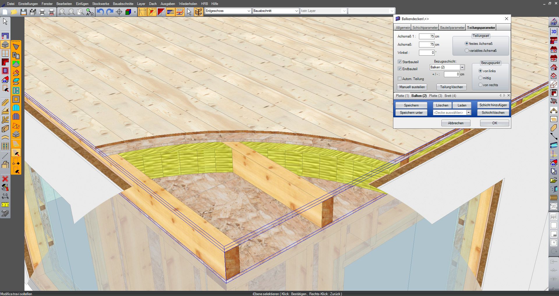 Parametrische Decken