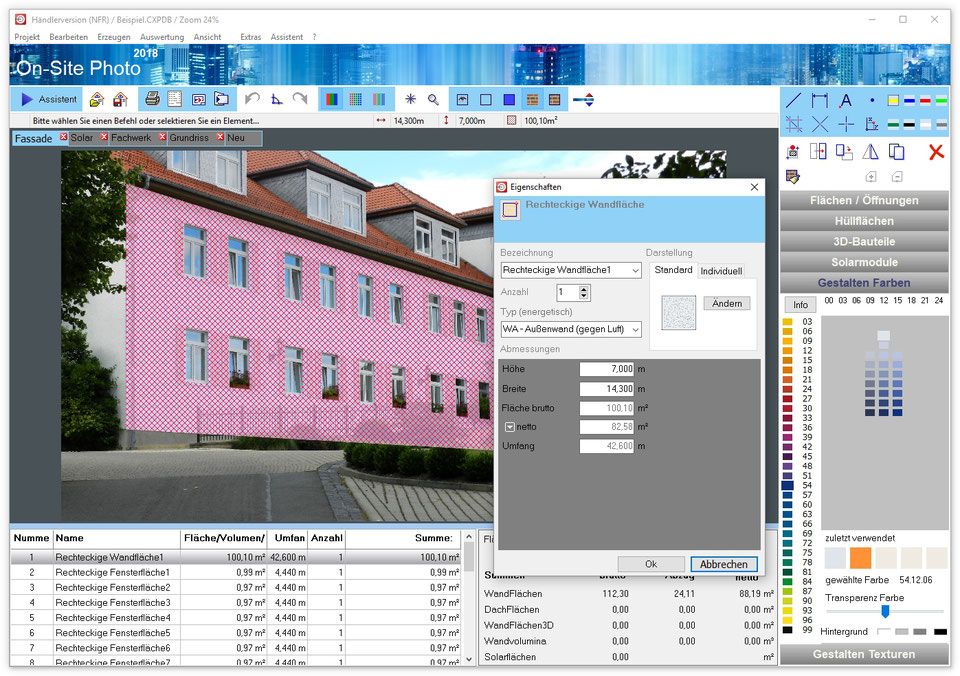 On-Site Photo Fassade