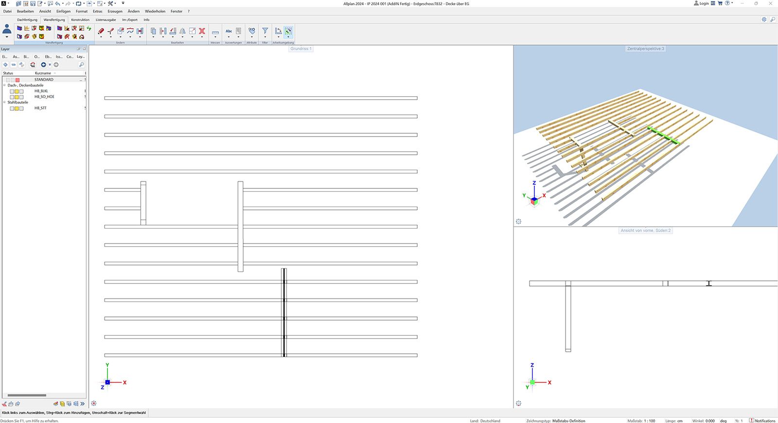 Holzhausplaner Balkenlagen