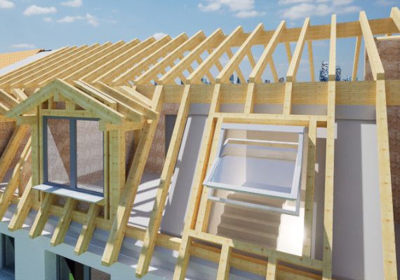 Holzhausplaner Gaube Dachfenster