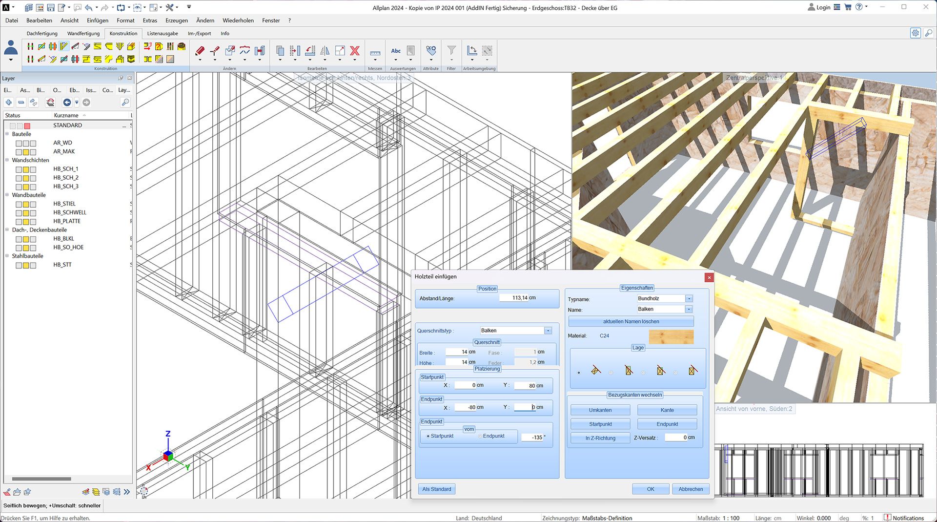 Holzhausplaner freie Holzbauteile
