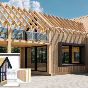 Woodcon Dach und Wand