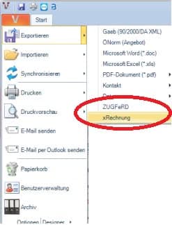 xRechnung / ZUGFeRD E-Rechnung